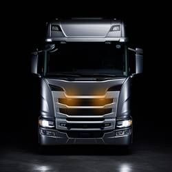 Berger & Schröter čelní blikač / odklízecí vozidlo LED Front- Heckblitzer orange E9 10R-06 1386, SAE W117, X A1 E9 00.1957 12 V, 24 V přes palubní síť k