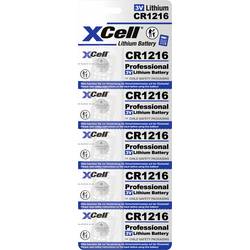 XCell knoflíkový článek CR 1216 3 V 5 ks 30 mAh lithiová CR1216-B5