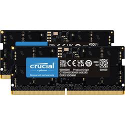 Crucial Crucial - DDR5 - Kit - 24 GB: 2 x 12 GB Sada RAM pamětí pro notebooky DDR5 24 GB 2 x 12 GB Na čipu integrovaná ECC kontrola 5600 MHz 262pinový modul SO