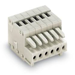 WAGO 733 zásuvkový konektor na kabel 6, rozteč 2.50 mm, 733-106, 100 ks