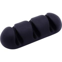 TRU COMPONENTS držák kabelu samolepicí TC-6646568 Průměr kabelového svazku (rozsah) 6 mm (max) transparentní 1 ks