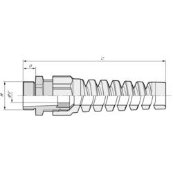 LAPP SKINTOP® BS ISO M 16X1,5 kabelová průchodka, 53017810, od 3.5 mm, do 8 mm, M16, 100 ks