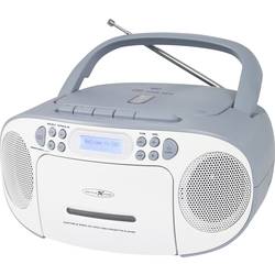 Reflexion neu RCR2260DAB/BL rádio s CD, DAB+, FM, DAB, AUX, CD, kazeta, USB, bílá, modrá