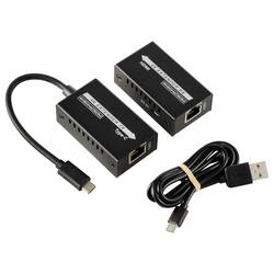 SpeaKa Professional SP-TPCE-500 USB-C® (DP Alt Mode) HDMI extender přes síťový kabel RJ45 60 m