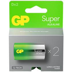 GP Super baterie velké mono D alkalicko-manganová 1.5 V 2 ks