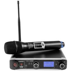 ruční sada mikrofonu Omnitronic UHF-301 Druh přenosu:bezdrátový kovový kryt