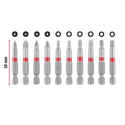Einhell Bit Taschenbox 10tlg 118643 sada bitů, PH, PZ, inbus, TX