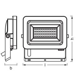OSRAM HOMELIGHTING Floodlight EA 10W 840 Dark Grey 4099854429491 venkovní reflektor 10 W