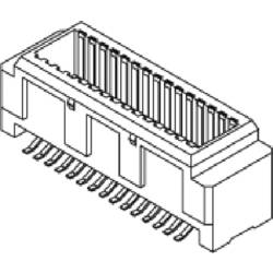 Molex vestavná pinová lišta (standardní) 40, rozteč 0.5 mm, 501920-4001-TR375, 1 ks Tape on Mini reel