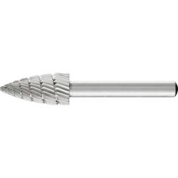 PFERD TOOLS 22441536 frézovací kolík , lomený oblouk, Délka 65 mm, Vnější Ø 12 mm, Pracovní délka 25 mm, Ø hřídele 6 mm