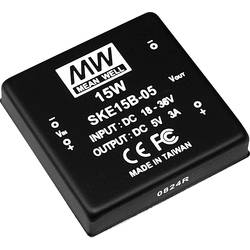 MW Mean Well SKE15A-12 DC/DC měnič napětí 15 W Počet výstupů: 1 x Obsah 1 ks