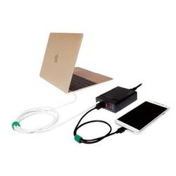 LogiLink PA0122 USB nabíječka, auto-detect, 3x USB A, 1x USB-C®, 60 W, černá