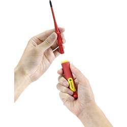 TOOLCRAFT 2236585 pro elektroniku a jemnou mechaniku, pro elektrotechniky, VDE, dílnu výměnné bity s rukojetí 18dílná plochý, vnější šestihran (TX), křížový