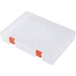 TRU COMPONENTS krabička na malé součástky (d x š x v) 250 x 190 x 40 mm přihrádek: 36 variabilní rozčlenění, Vč. rukojeti Obsah 1 ks