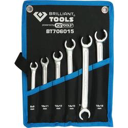 Brilliant Tools BT706015 BT706015 Sada řadových klíčů Délka klíče (cm) (jen pro nadpis) 8 - 19 mm