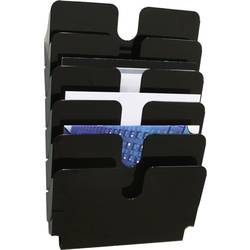 Durable FLEXIPLUS 6 A4 QUER 1700014061 držák prospektů černá, transparentní DIN A4 na šířku Počet přihrádek 6 1 ks (š x v x h) 340 x 520 x 100 mm