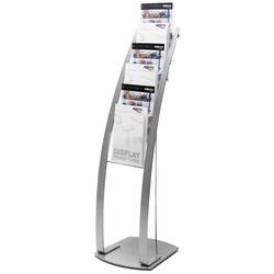 Deflecto 693145EU stojan na prospekty stříbrná, transparentní studená DIN A4 Počet přihrádek 6 1 ks (š x v x h) 380 x 1250 x 420 mm