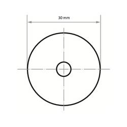 LUKAS-ERZETT PSH 030 NK 240 A3300030240 brusný list na suchý zip Zrnitost 240 (Ø) 30 mm 100 ks