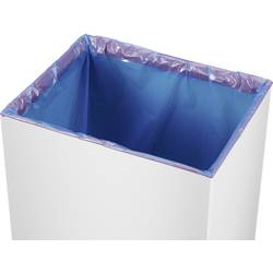 Hailo Bix-Box Swing XL 8602310 odpadkový koš, 52 l, ocelový plech, (d x š x v) 340 x 339 x 763 mm, bílá, černá, se samouzavíracím víkem, 1 ks