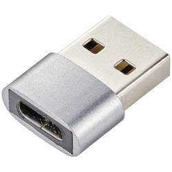 Renkforce USB 2.0 adaptér [1x USB 2.0 zástrčka A - 1x USB-C® zásuvka] hliníková zástrčka
