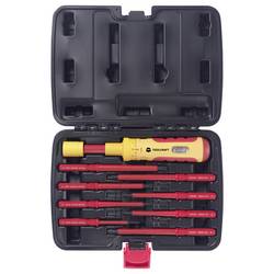 TOOLCRAFT 1~6 Nm VDE, pro elektrotechniky Sada oboustranných šroubováků 9dílná 1 - 6 Nm DIN 6789