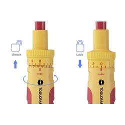 TOOLCRAFT 1~6 Nm VDE, pro elektrotechniky Sada oboustranných šroubováků 9dílná 1 - 6 Nm DIN 6789