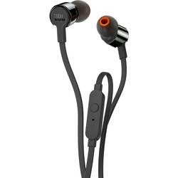 JBL T210 špuntová sluchátka (In Ear) kabelová černá headset
