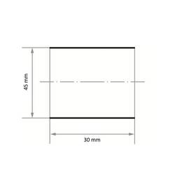 LUKAS-ERZETT SBZY 04530 ZK 36 A240204530036 brusná dutinka Zrnitost 36 (Ø x d) 45 mm x 30 mm 50 ks