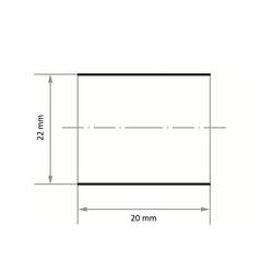 LUKAS-ERZETT SBZY 02220 NK 60 A240002220060 brusná dutinka Zrnitost 60 (Ø x d) 22 mm x 20 mm 50 ks