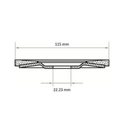 LUKAS-ERZETT A27441150401434 lamelový kotouč Průměr 115 mm Zrnitost=40 10 ks