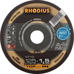 Rhodius XT10 206165 řezný kotouč rovný 125 mm 1 ks nerezová ocel, ocel