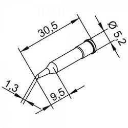 Ersa 0102WDLF35 pájecí hrot oblý Velikost hrotů 3.50 mm Obsah 1 ks