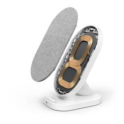 Hama bezdrátová indukční nabíječka 00201686, výstup Qi standard, 2000 mA, bílá