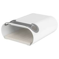 Elevar LBM-01 nástěnný držák na jízdní kolo Počet parkovacích míst=1 ocel, PVC, silikon, MDF bílá, šedá