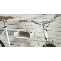 Elevar LBM-01 nástěnný držák na jízdní kolo Počet parkovacích míst=1 ocel, PVC, silikon, MDF bílá, šedá