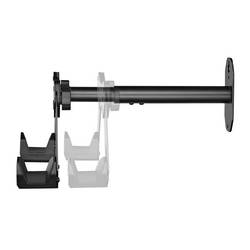 Elevar LBM-05 nástěnný držák na jízdní kolo Počet parkovacích míst=1 ocel, PVC, silikon matná černá