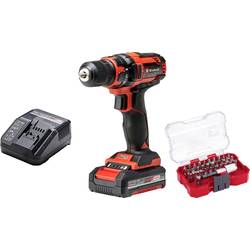 Einhell TC-CD 18/35 Li aku vrtací šroubovák, 18 V, 1.5 Ah Li-Ion akumulátor, vč. nabíječky, vč. 32dílné sady bitů, 2476743+2936796