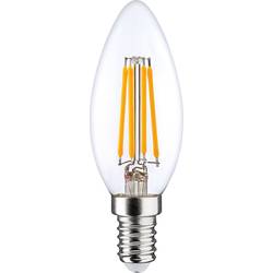 LightMe LM85336 LED Energetická třída (EEK2021) E (A - G) E14 svíčkový tvar 6.5 W = 60 W teplá bílá (Ø x v) 35 mm x 97 mm nestmívatelné, vlákno 1 ks