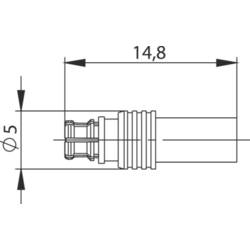 Telegärtner 100025162 100025162 SMP konektor spojka, rovná 50 Ω 1 ks