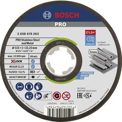 Bosch Accessories X-LOCK Trennscheibe 115x1x22mm Expert for Metal&Inox ger.VE25 2608619263 řezný kotouč rovný 115 mm 1 ks INOX, kov