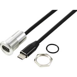 TRU COMPONENTS TC-13376324 Připojovací kabel USB-C 100 cm, 1 ks