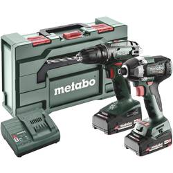 Metabo BS+SSD200LTBL aku vrtací šroubovák, aku rázový utahovák, 18 V, 2 Ah Li-Ion akumulátor, vč. nabíječky, 685193000