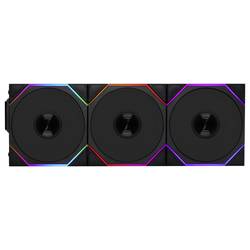 Lian Li Lian Li UNI FAN TL Wireless Lüfter, ARGB, PWM, 3er-Pack - Reverse Blade, 120mm PC větrák s krytem černá (š x v x h) 120 x 28 x 124 mm