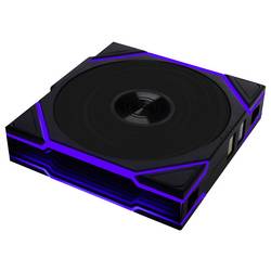 Lian Li Lian Li UNI FAN TL Wireless Lüfter, ARGB, PWM, 3er-Pack - Reverse Blade, 120mm PC větrák s krytem černá (š x v x h) 120 x 28 x 124 mm