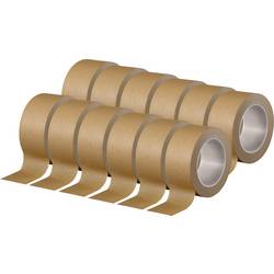 TOOLCRAFT 2xTO-10194390 balicí lepicí páska hnědá (d x š) 50 m x 50 mm 12 ks