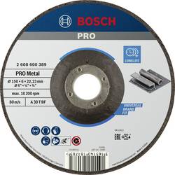 Bosch Accessories 2608600389 2608600389 brusný kotouč lomený Průměr 150 mm Ø otvoru 22.23 mm 1 ks
