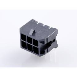 Molex vestavná pinová lišta (standardní) 6, rozteč 3 mm, 430450600, 1 ks Tray