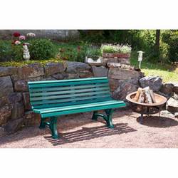 kaiserkraft Helgoland 31353 zahradní lavička plast tmavě zelená