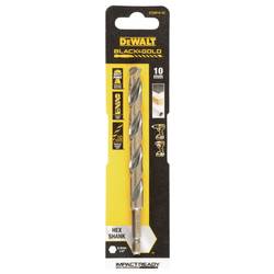 DEWALT DT20616-QZ DT20616-QZ HSS-G kovový spirálový vrták 1 ks 10 mm Celková délka 138 mm chráněný proti korozi šestihranná 1 ks
