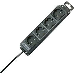 Kopp 127115016 Zásuvková lišta 4násobná antracitová DE schuko zástrčka/zásuvky 1 ks